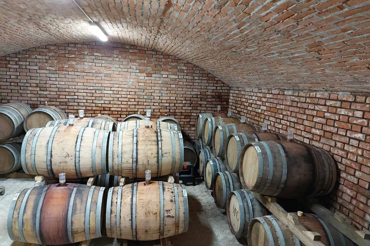 Wine ageing in the McCulloch cellar